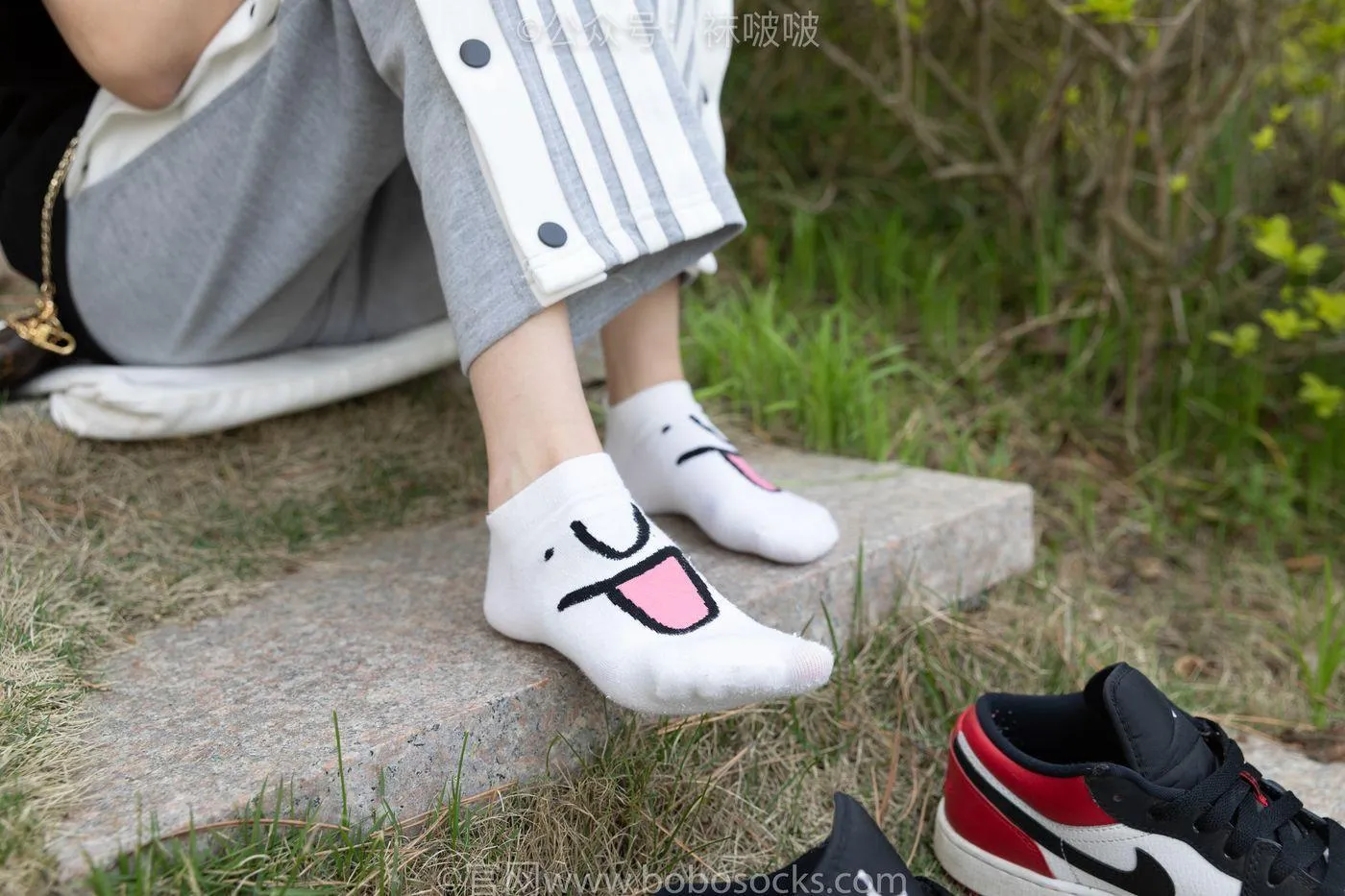 [BoBoSocks袜啵啵]NO.023 稚予-AJ、白色短棉袜、裸足 [119P]插图8